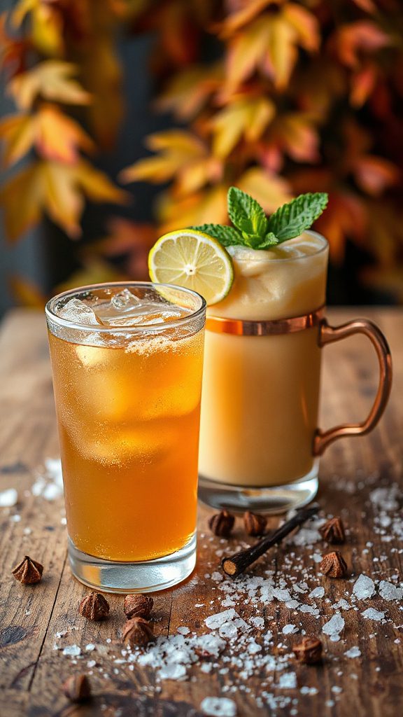 nutmeg vanilla ginger mule