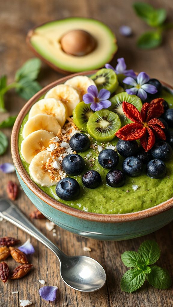 nutrient packed green smoothie bowl nutrient packed green smoothie bowl