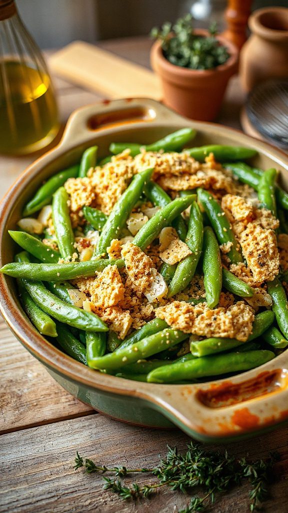 nutritional yeast green bean casserole