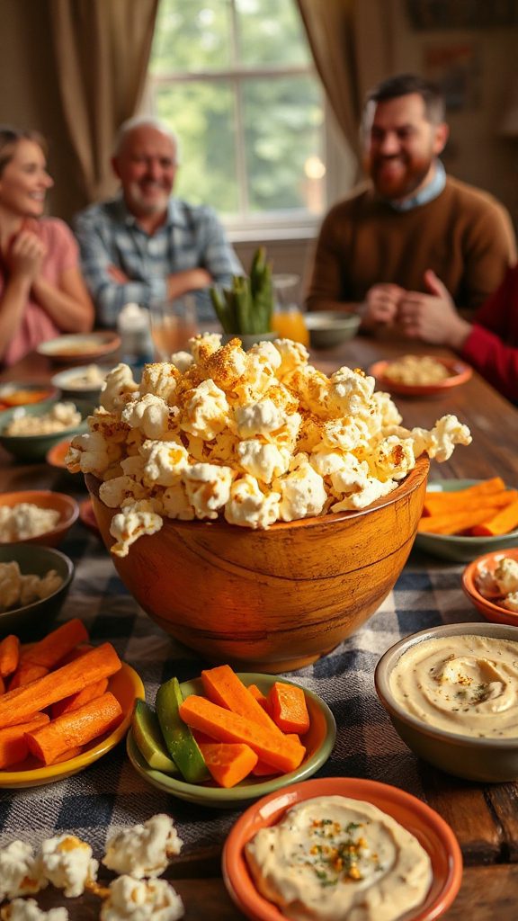 nutritional yeast popcorn snack