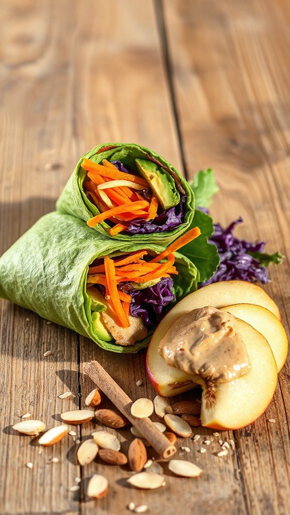 nutritious apple almond wraps nutritious apple almond wraps