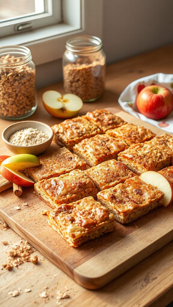 nutritious apple cinnamon bars