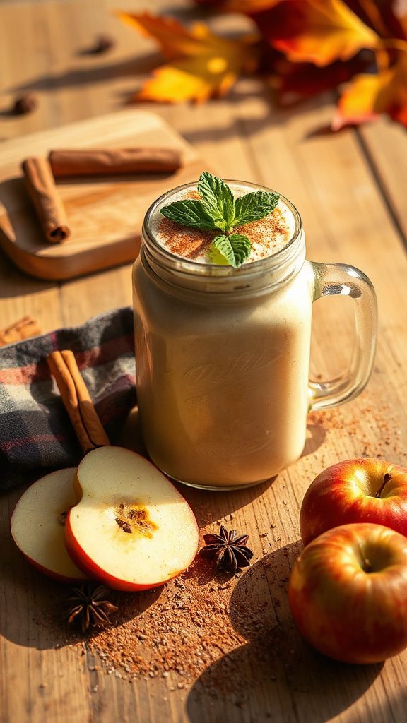 nutritious apple cinnamon smoothie