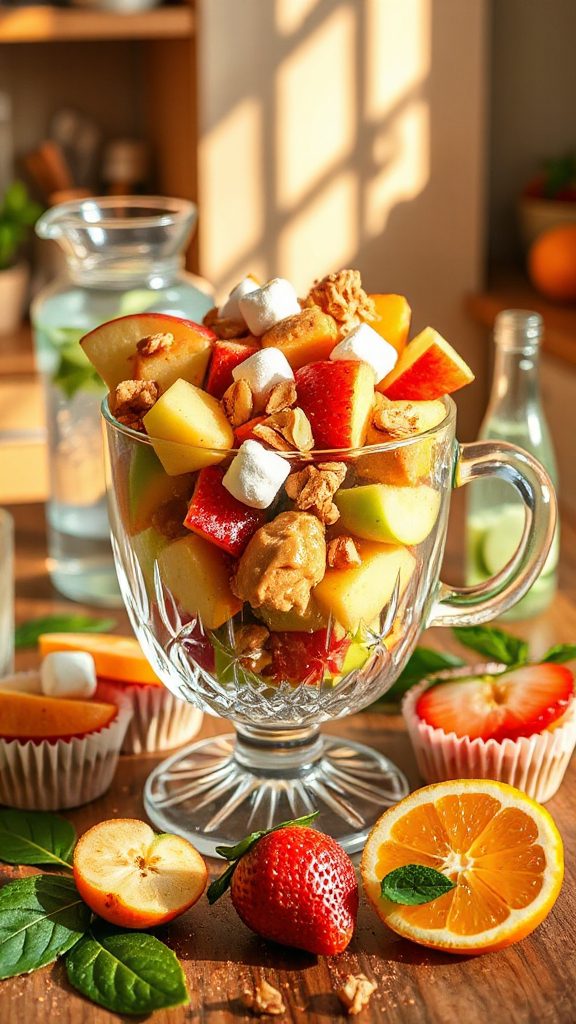 nutritious apple peanut butter snack