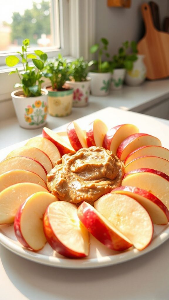 nutritious apple slice snack