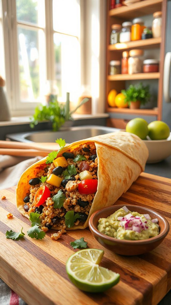nutritious bean quinoa wrap nutritious bean quinoa wrap