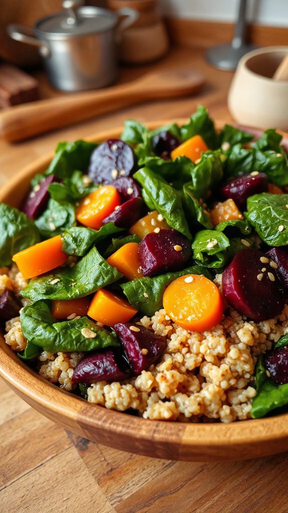 nutritious beet greens stir fry