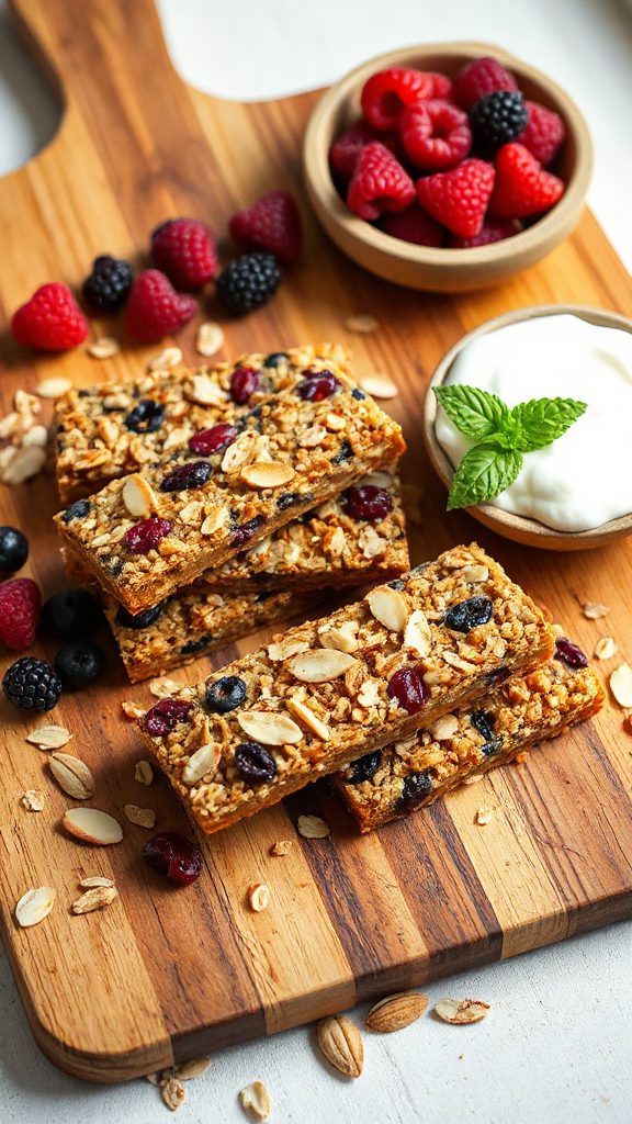 nutritious berry almond bars