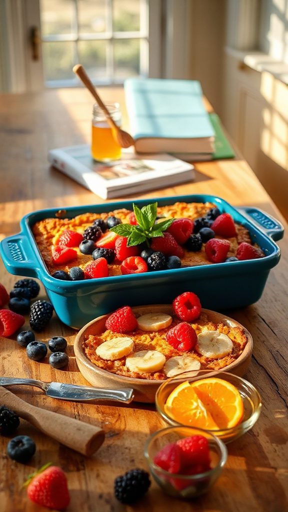 nutritious berry breakfast bake nutritious berry breakfast bake