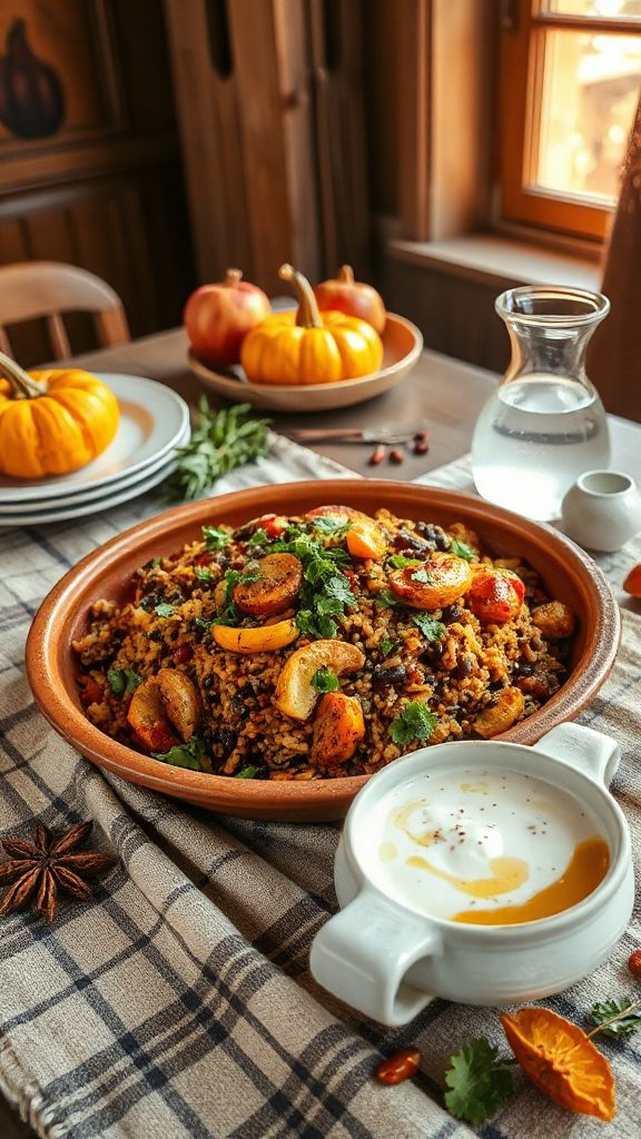 nutritious black lentil kabsa