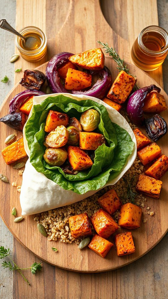 nutritious brussels sprouts wrap