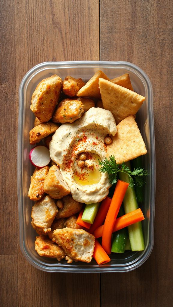 nutritious chicken veggie meal