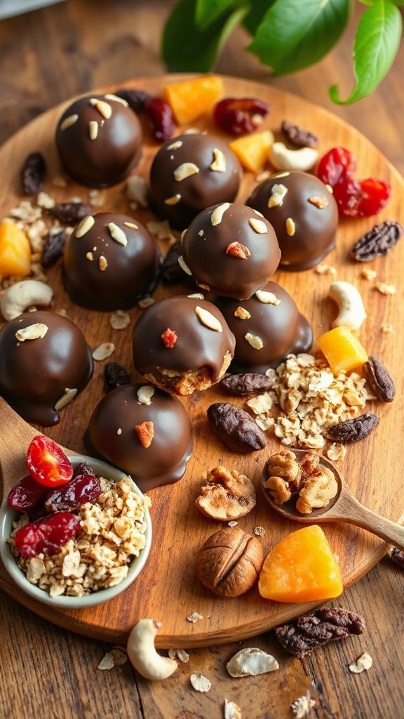 nutritious chocolate energy bites