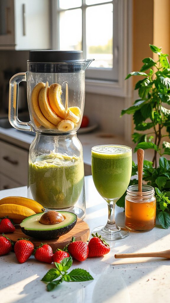 nutritious creamy avocado shake