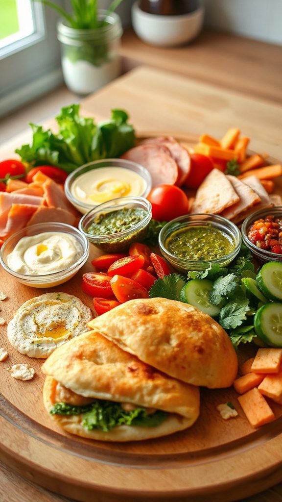 nutritious customizable pita pockets