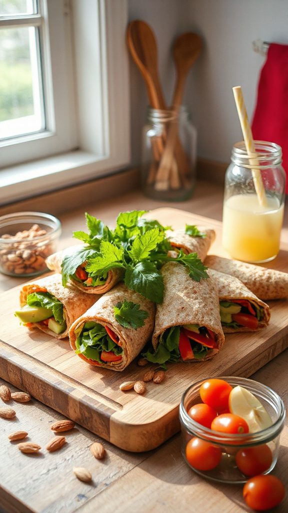 nutritious customizable whole grain wraps