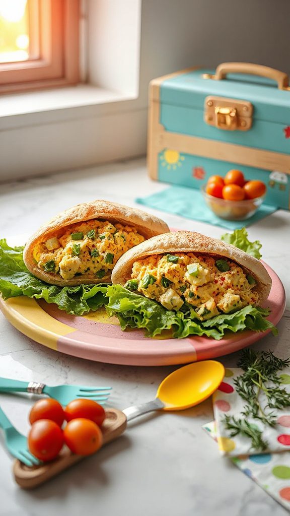 nutritious egg salad sandwiches