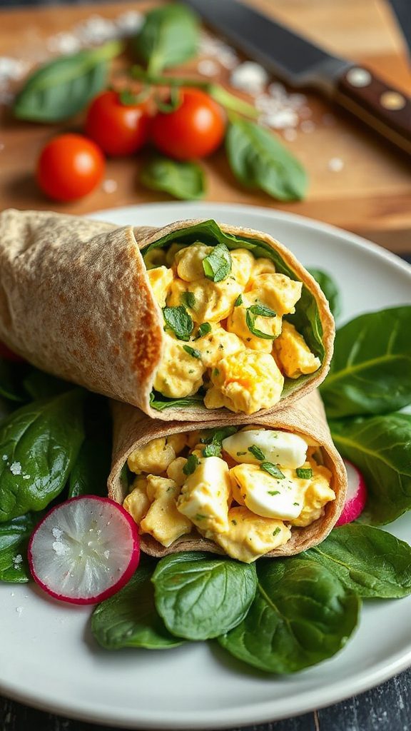 nutritious egg salad wrap nutritious egg salad wrap