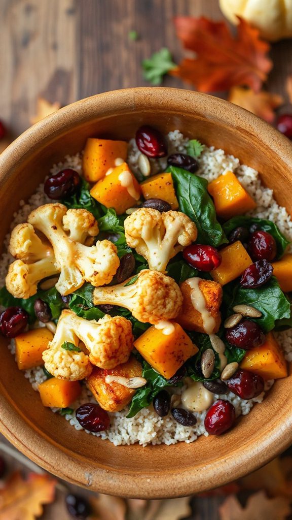 nutritious fall buddha bowl