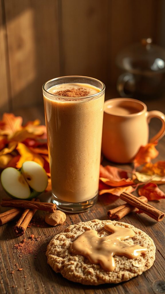nutritious fall inspired smoothie