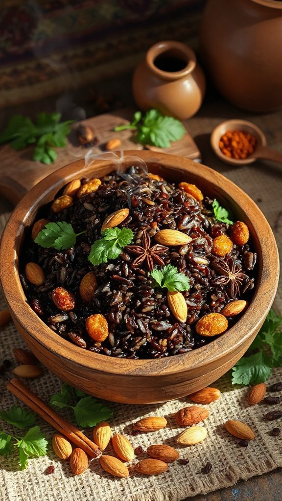 nutritious five spice rice pilaf