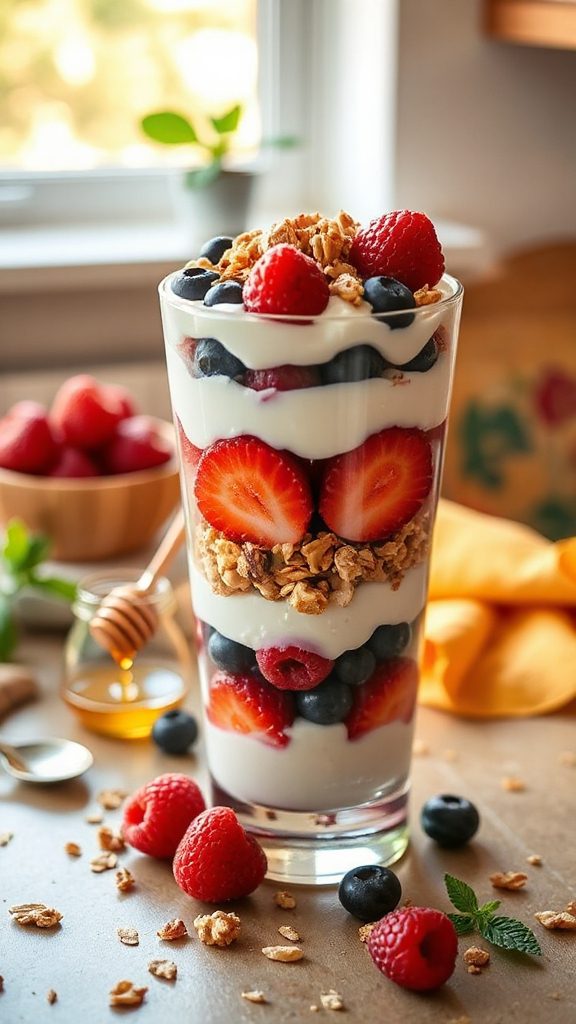 nutritious greek yogurt parfait nutritious greek yogurt parfait