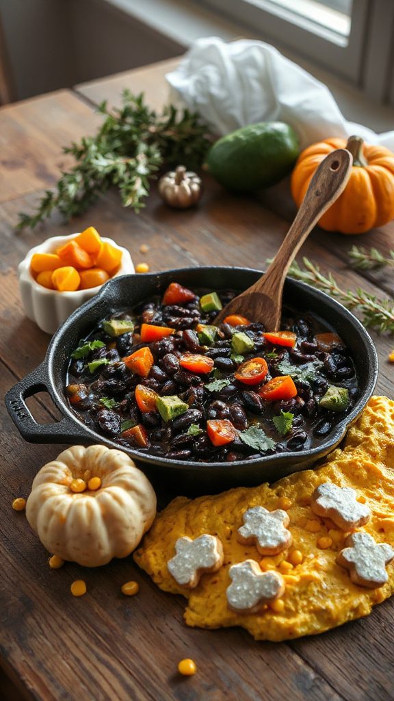 nutritious halloween breakfast scramble