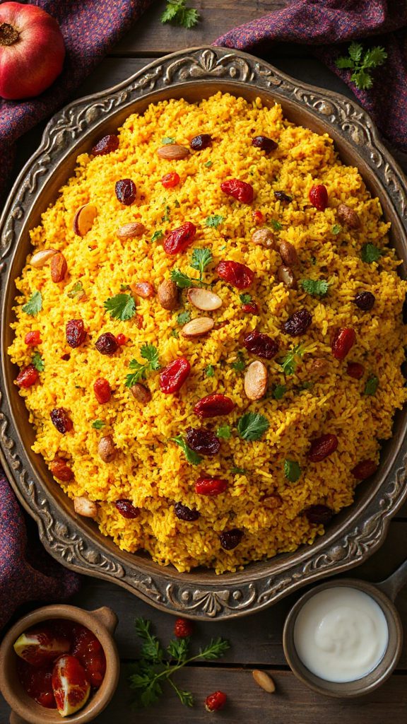 nutritious herbed oshi palav