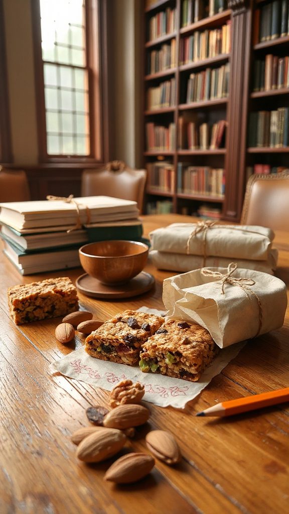 nutritious homemade granola bars