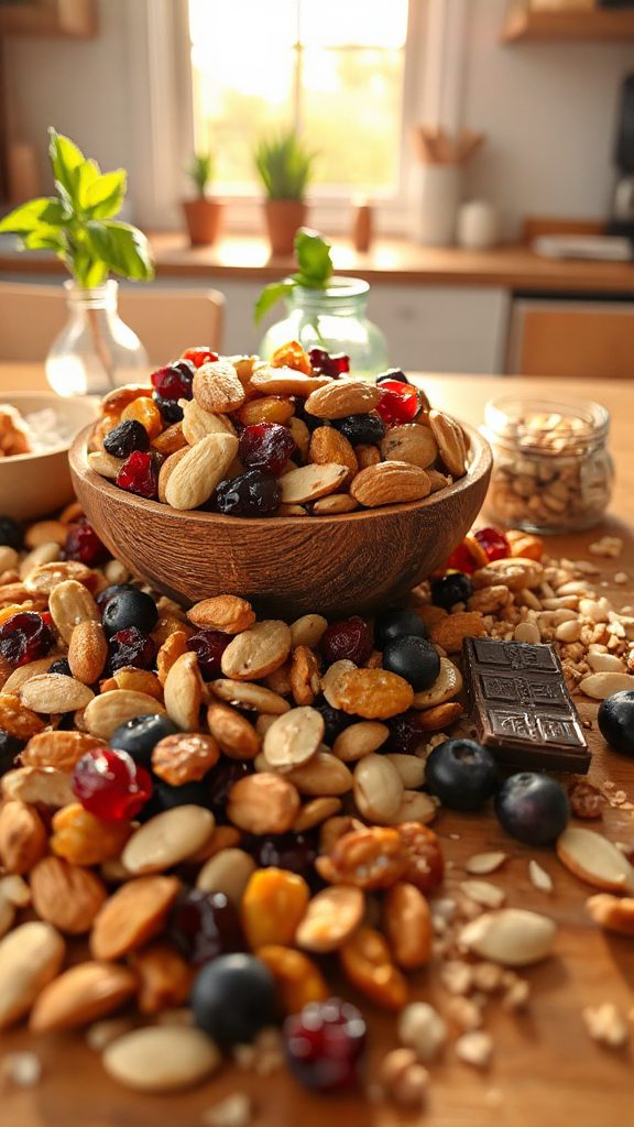 nutritious homemade trail mix