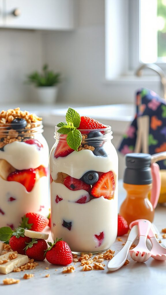 nutritious layered fruit parfaits nutritious layered fruit parfaits