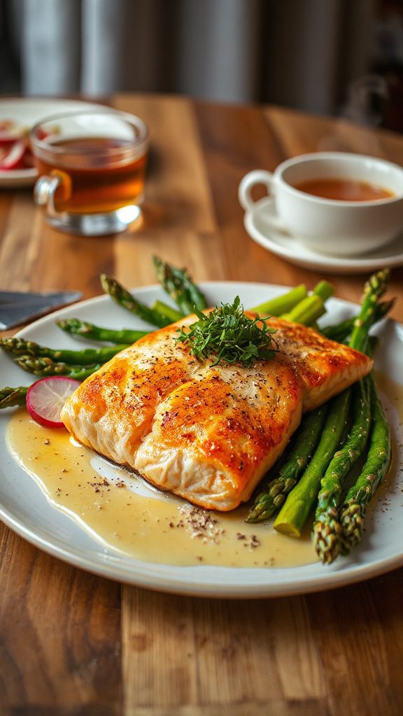 nutritious lemon garlic salmon