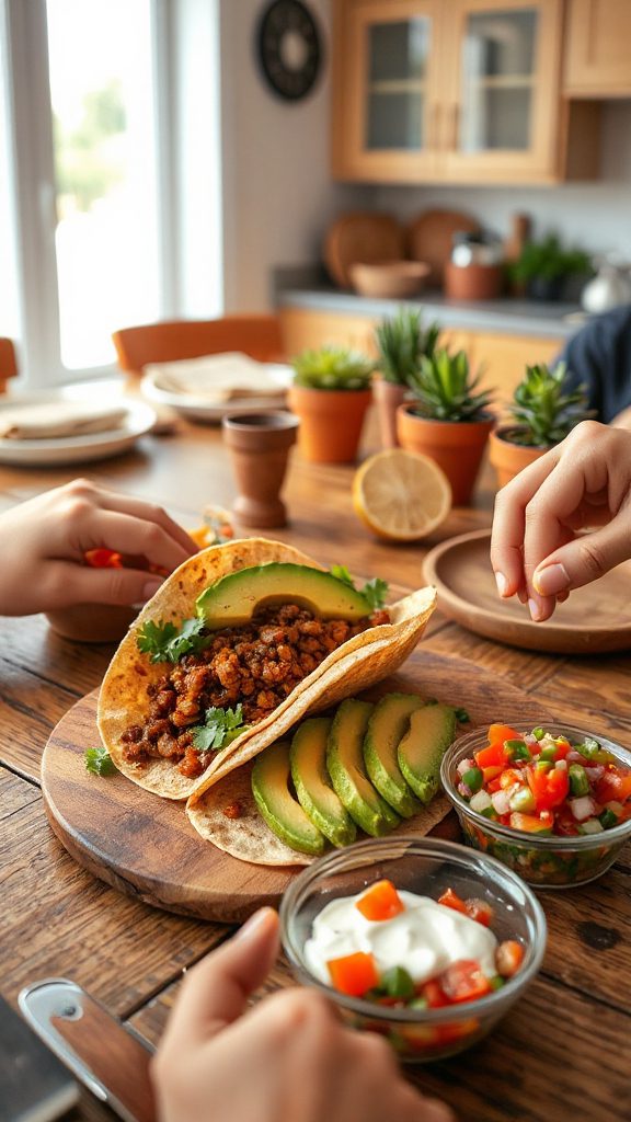 nutritious lentil avocado tacos