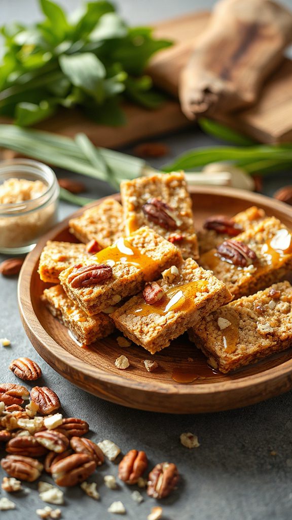 nutritious maple pecan bars nutritious maple pecan bars