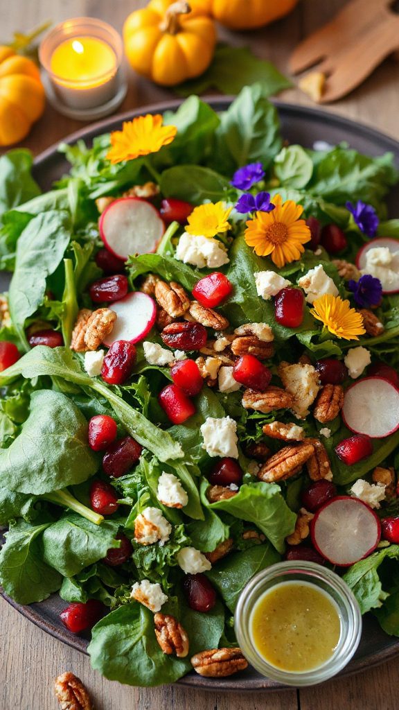nutritious mixed green salad