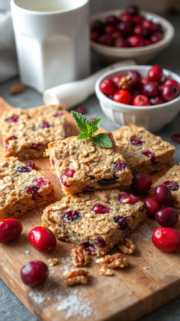 nutritious oat breakfast bars