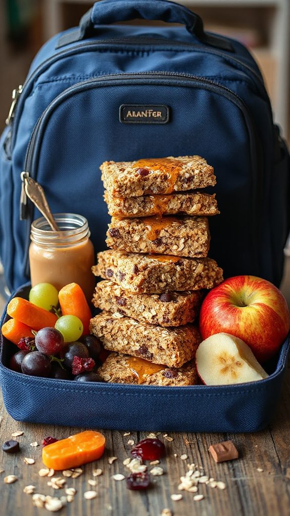 nutritious oatmeal energy bars