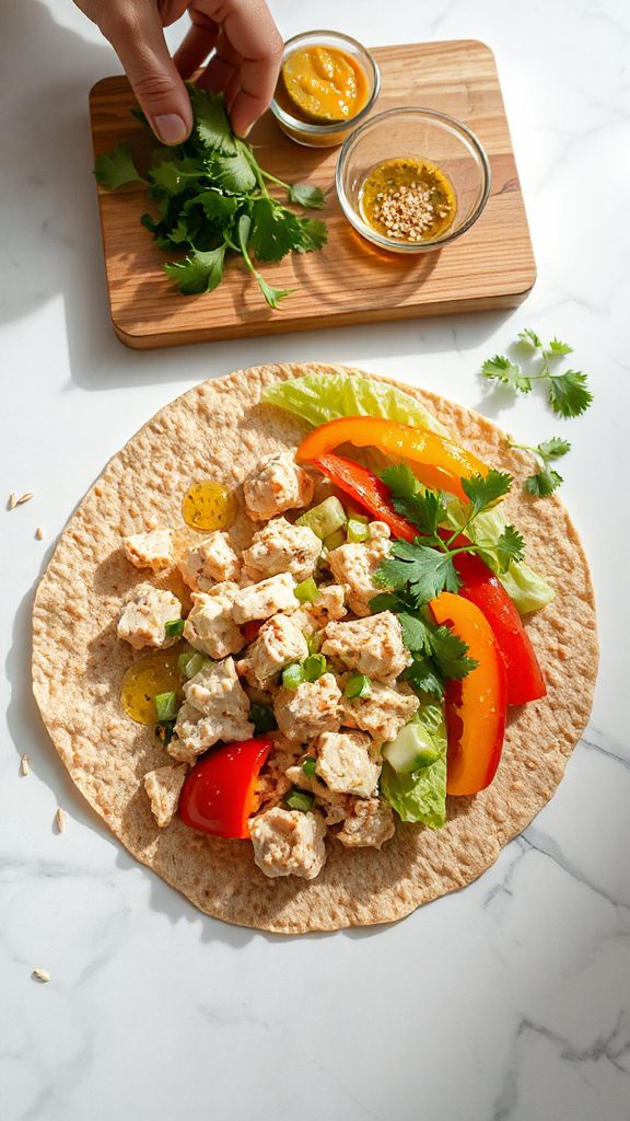 nutritious protein packed wrap