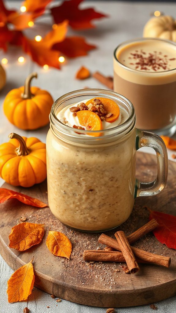 nutritious pumpkin breakfast oats