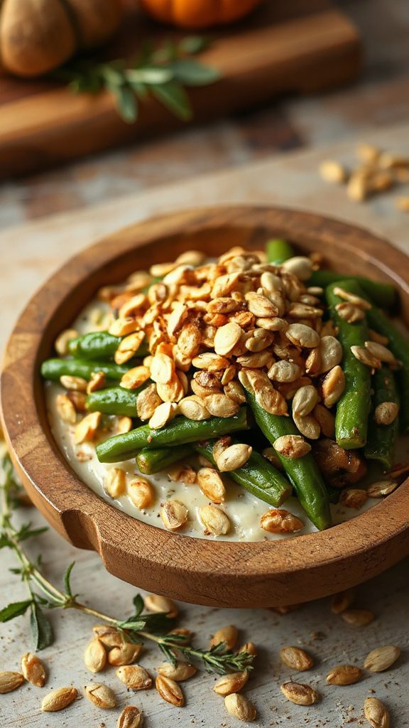 nutritious pumpkin seed topping