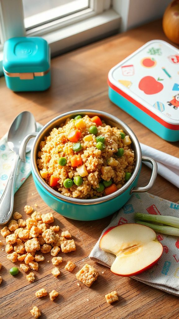 nutritious quinoa fried rice