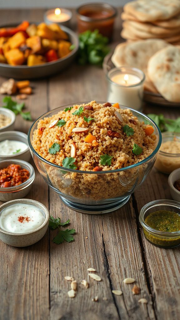 nutritious quinoa spiced stuffing