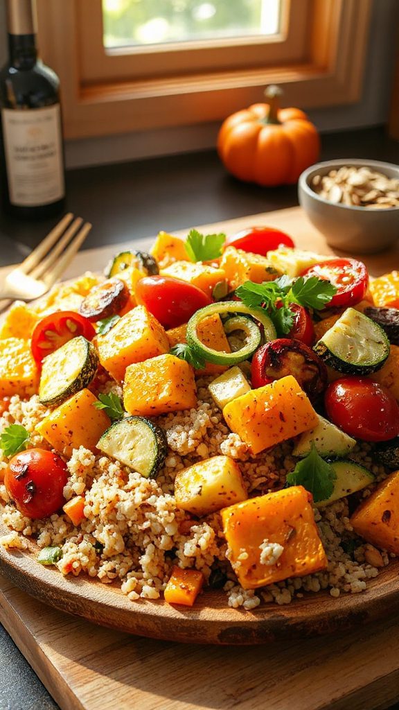 nutritious quinoa vegetable salad