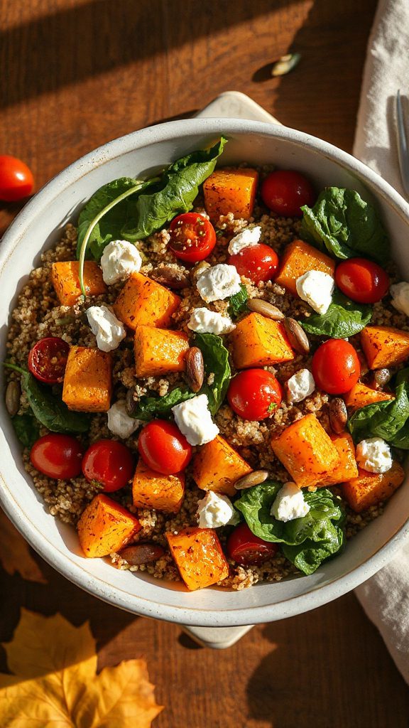 nutritious quinoa vegetable salad