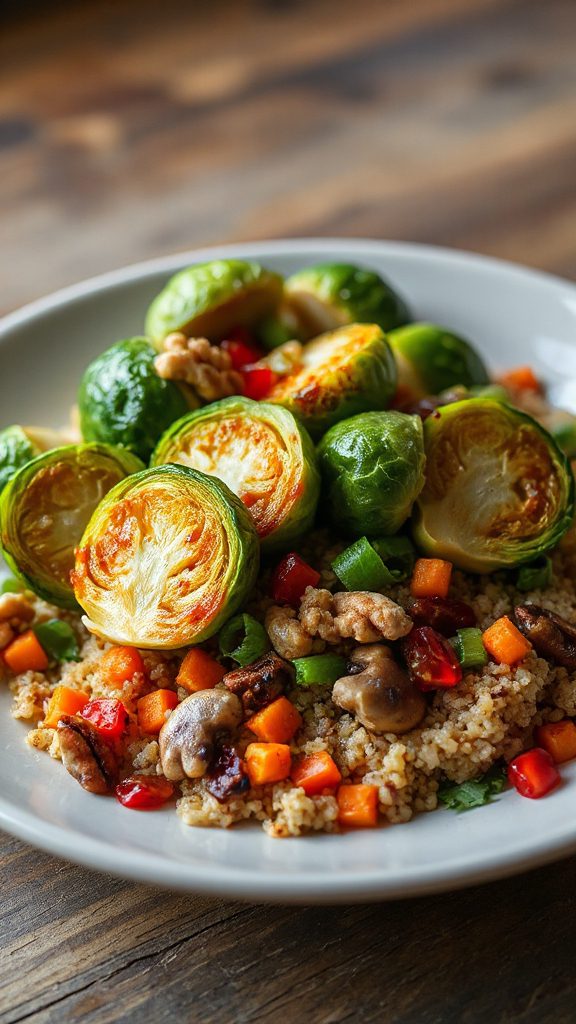 nutritious salad with quinoa