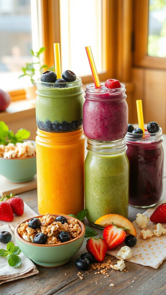 nutritious smoothie jar recipes