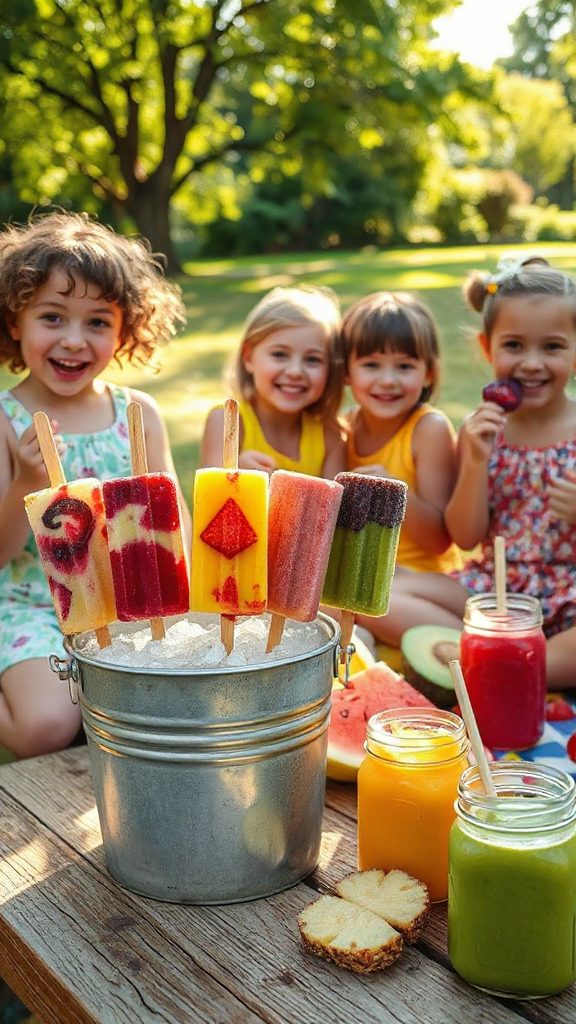 nutritious smoothie popsicles recipe