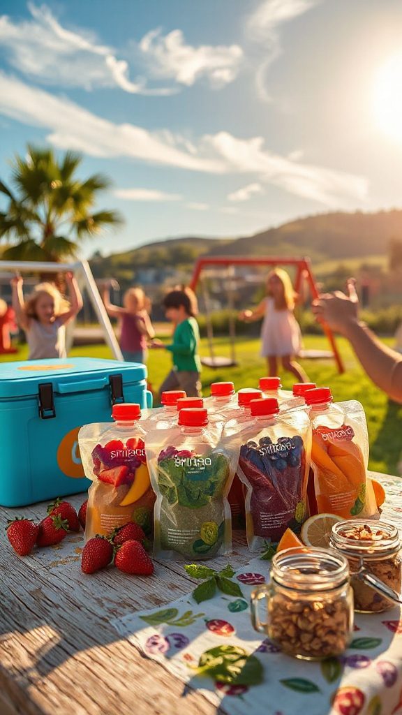 nutritious smoothie snack packs
