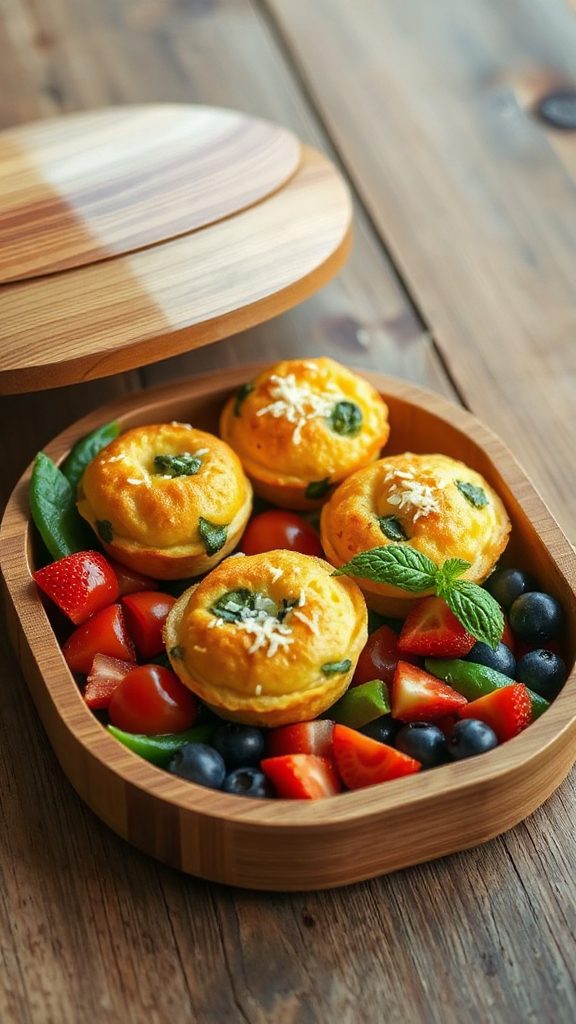 nutritious spinach cheese muffins