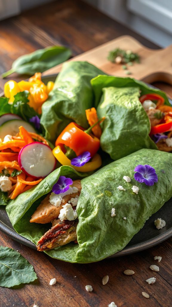 nutritious spinach feta wraps nutritious spinach feta wraps